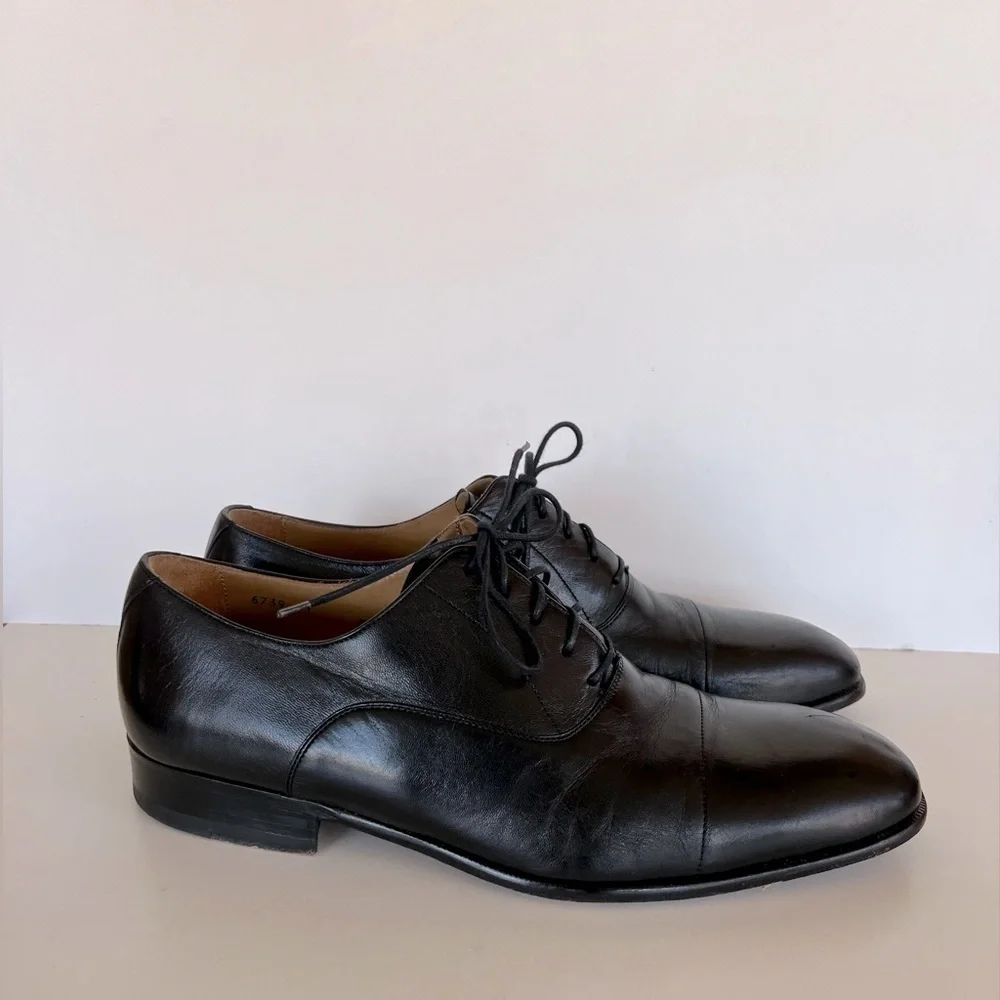 Magnanni Men's Segovia Cap-Toe Leather Oxfords, size 11M